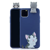 3D Kawaii Unicorn Panda Bear Silicon Shockproof Case for iPhone 11 Series