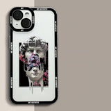 Art Aesthetic Clear Case For iPhone 14 13 12 series