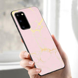 New Fashion Design High Quality Soft TPU Silicone Marble Case for Samsung S20 Series