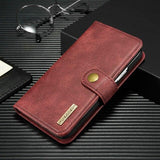 Retro Magnetic 2 in 1 Luxury Detachable Leather Wallet Case For iPhone 11 Pro Max