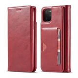 Wallet Flip Leather 5 Card Slots Photo Frame Case For iPhone X XR XS Max 11 Pro Max