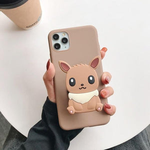 3D Cute Animal Soft Silicone Phone Case for iPhone 11 Series