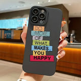 Sparkle Your Way Slogan Graphic Print Case for iPhone 15 14 13 series