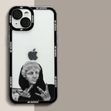 Art Aesthetic Clear Case For iPhone 14 13 12 series
