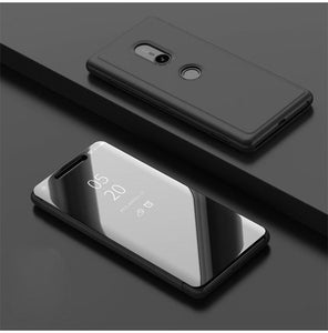 Flip Mirror Smart Clear View Case For Sony Xperia XZ3