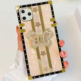 Luxury Plating Glitter Butterfly Case For iPhone 14 13 12 series