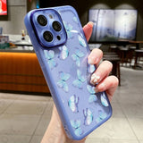 Flower Lens Camera Protection Shockproof Soft Silicone Case For iPhone 15 14 13 series