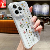 Flower Lens Camera Protection Shockproof Soft Silicone Case For iPhone 15 14 13 series