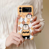 Cute Anime Doraemon Takeshi Gouda Case for Samsung Galaxy Z Flip 4 3