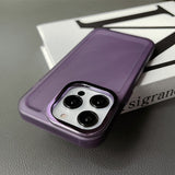 Metal Lens Frame Shockproof Soft Silicone Matte Case For iPhone 14 13 12 series