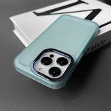 Metal Lens Frame Shockproof Soft Silicone Matte Case For iPhone 14 13 12 series