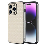 Luxury Chain Weaving Leather Shockproof Soft Case For iPhone 14 13 12 series