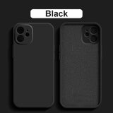 100WD Square Liquid Silicone Full Protector Case For iPhone 12 & 11 Pro Max