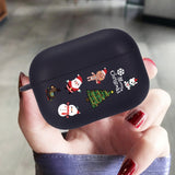 Cartoon Santa Claus Christmas Soft TPU Case For Airpods 3 2 1 Series