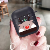 Cartoon Santa Claus Christmas Soft TPU Case For Airpods 3 2 1 Series