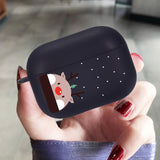 Cartoon Santa Claus Christmas Soft TPU Case For Airpods 3 2 1 Series