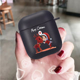 Cartoon Santa Claus Christmas Soft TPU Case For Airpods 3 2 1 Series