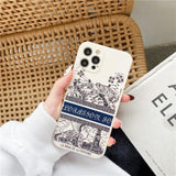 Luxury Fashion Relief Soft Silicone Case For iPhone 12 11 XS Series