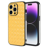 Luxury Chain Weaving Leather Shockproof Soft Case For iPhone 14 13 12 series