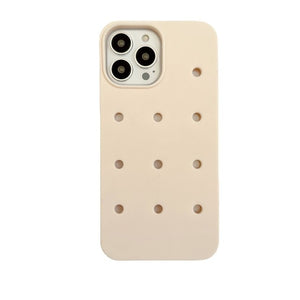 Candy Color Breathable Holes Silicone TPU Case for iPhone 14 13 12 series