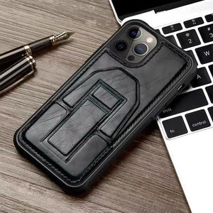 PU Leather Card Pocket Stand Holder Protect Camera Shockproof Case for iPhone 13 12 11 Pro Max