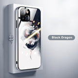 HD Tempered Glass Dragon Case for iPhone 14 series