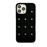Candy Color Breathable Holes Silicone TPU Case for iPhone 14 13 12 series