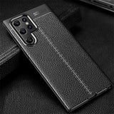 Shockproof TPU Leather Case For S22 Ultra Plus