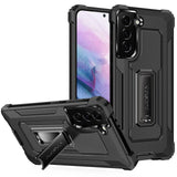ShockProof Armor Stand Holder Soft TPU+PC Case For Samsung S21 Plus Ultra 5G