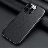 Luxury Business Real Leather Case for iPhone 13 12 11 Pro Max
