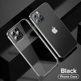 Full Lens Cover Shockproof Plating Case For iPhone 12 Series