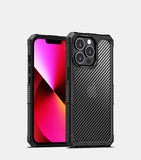 Armor Carbon Fiber Transparent Armor Case for iPhone 13 series