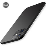 Simple Slim Matte Hard PC Back Cover For iPhone 12 Series