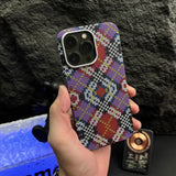 High-End Carbon Fiber Braided Texture Case For iPhone 15 14 13 series