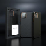 Original Genuine Vegan Leather Case for iphone 12 11 Series