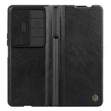 Flip Leather Slide Camera Case for Samsung Galaxy Z Fold 4