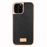 Luxury Business Lychee Pattern Leather Case For iphone 13 Series