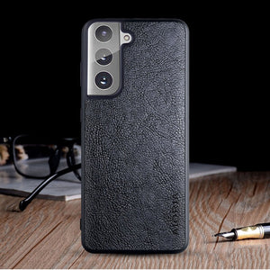 Luxury Vintage Leather Skin Case for Samsung Galaxy S21 Plus Ultra 5G