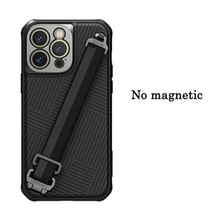 Wrist Strap Magnetic Case for iPhone 14 series