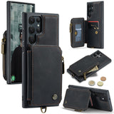 Leather Card Slot Holder Case For Samsung Galaxy S23 series