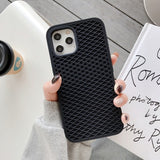Soft Silicone Waffle Shoe Sole Phone Case For Iphone 13 12 11 Series