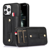 Leather Card Holder Wallet Case For iPhone 14 13 12 series