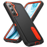 3 Layers Protection Heavy Duty Protective Case with Kickstand for Samsung S22 Ultra Plus