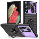 Magnetic Armor Camera Protector Car Holder Shockproof Silicone Case For Samsung Galaxy S23 series