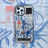 Street Graffiti Oil Painting Aesthetic Case For iPhone 13 12 11 Pro Max