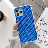 Soft Silicone Waffle Shoe Sole Phone Case For Iphone 13 12 11 Series