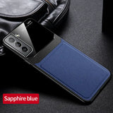 Luxury PU Leather Hybrid TPU Case For Samsung Galaxy S24 S23 S22 S21 series