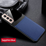 Leather Mirror Shockproof Case for Samsung Galaxy S21 S20 Note 20 Series