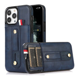 Leather Card Holder Wallet Case For iPhone 14 13 12 series