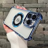 Magsafing Magnetic Wireless Charging Soft Case For iPhone 14 13 12 series